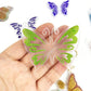 الب سيليكون ابيض مستورد (12) شكل مختلف من الفراشات  يستخدم فى اعمال الريزن و الهاند ميد