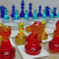 d3قالب قاعدة للشطرنج سيليكون مستورد ابيض
