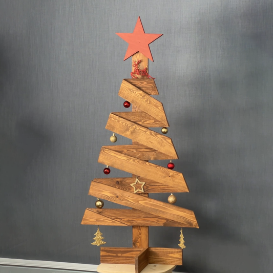 شجرة كريسماس خشب للاعمال اليدوية